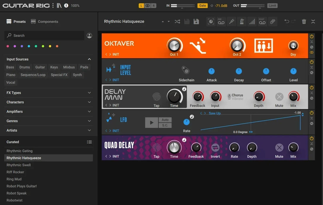 Mapping MIDI pour Guitar Rig : mode d’emploi